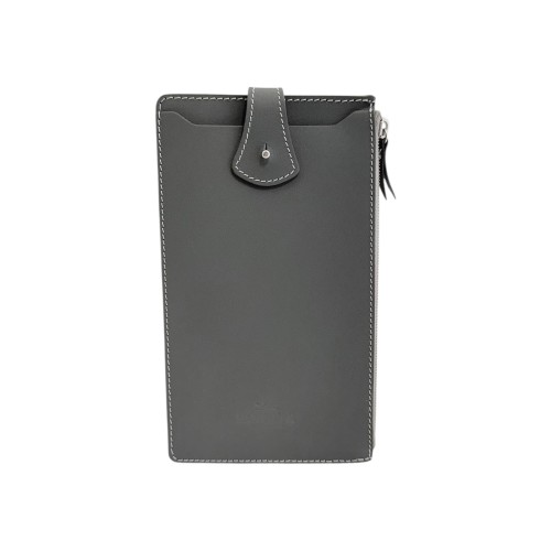 Porte Téléphone Cuir Zippé