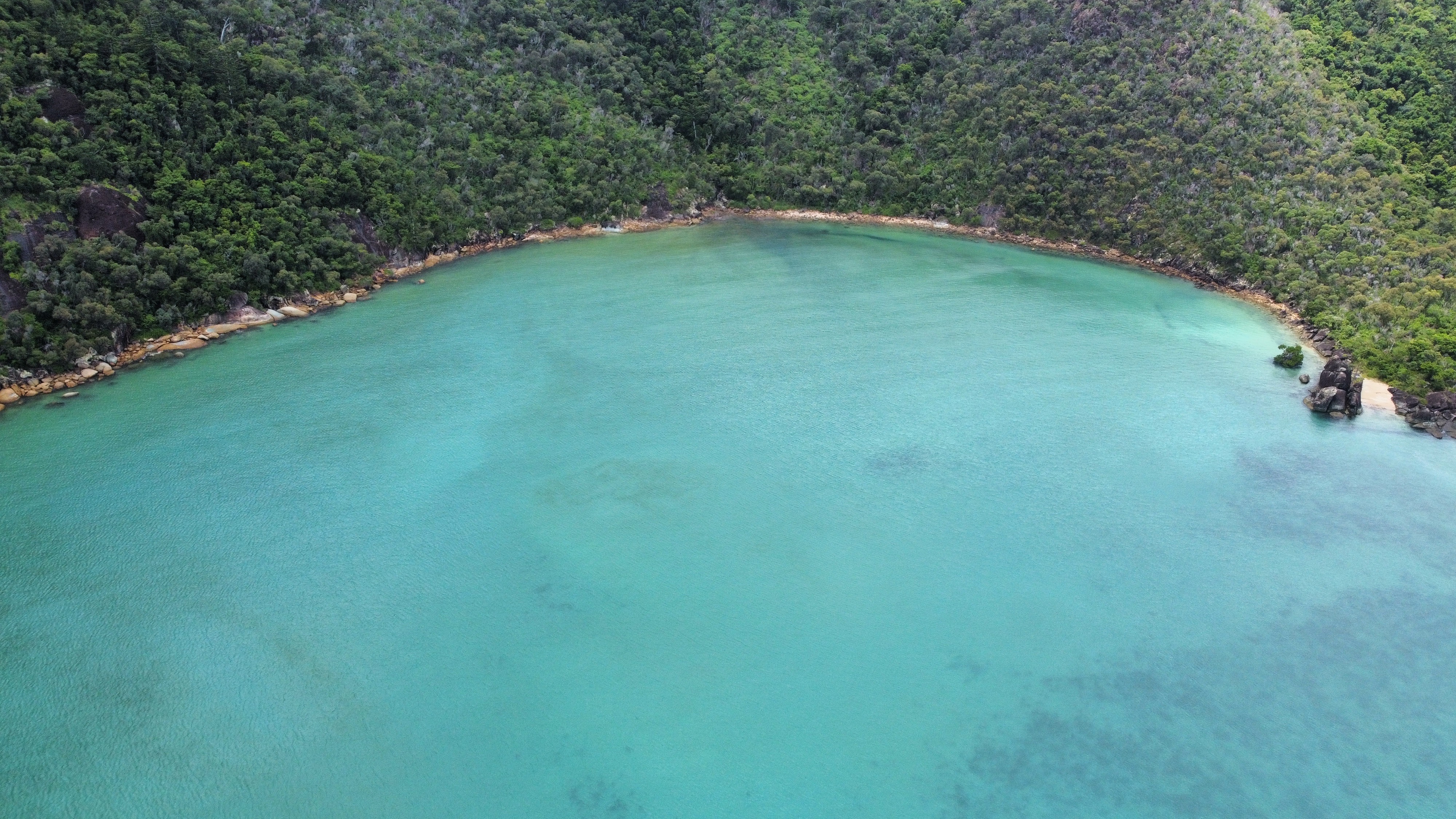 mer Whitsundays d'un drone